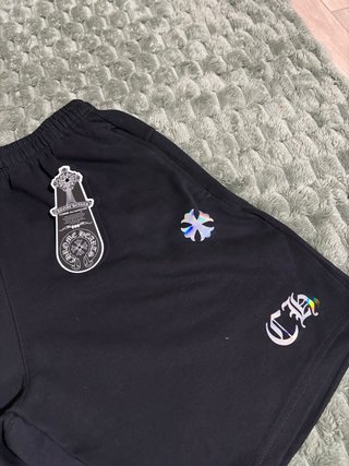 Pantalones Cortos Chrome Hearts Negros Talla S
