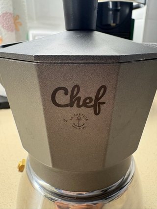 Cafetera Italiana 3 tazas Chef by La Cartuja