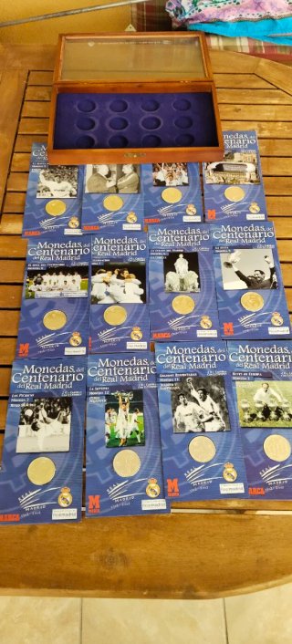 Colección Monedas Centenario Real Madrid