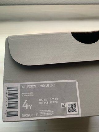 Zapatillas deportivas Nike Air Force 1, talla 36