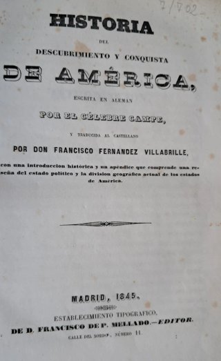1845 AMÈRICA DESCUBRIMIENTO ,1845