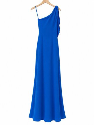 Vestido Largo de Fiesta Azul