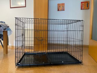 Jaula Metálica para Perros 119x75x83 cm