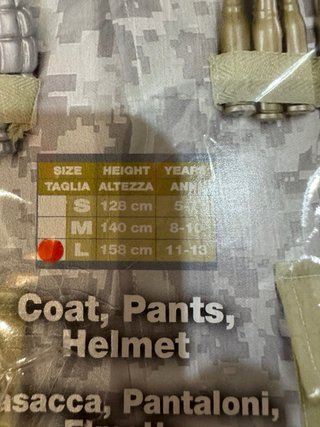 Disfraz Militar Camuflaje Niño