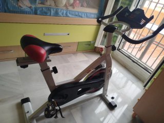 Bicicleta Spinning Blanca