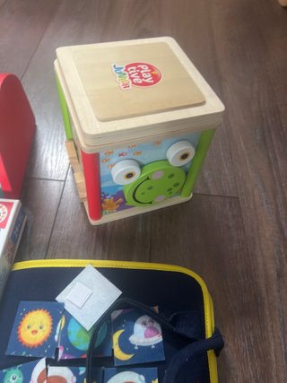 Lote juegos bebé: encajables y puzzles