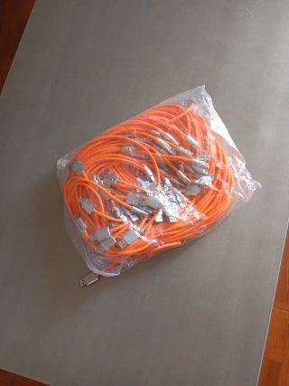 Cable USB C naranja por cantida
