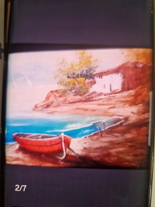 Cuadro Marino al Óleo con firma