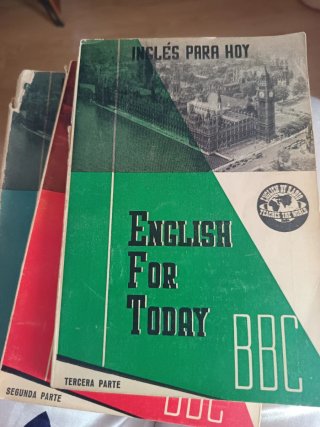 manual vintage de aprendizaje inglés