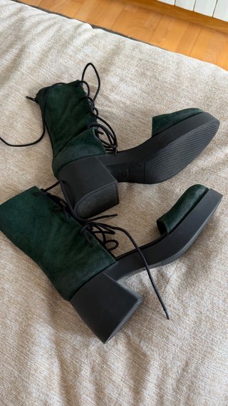 Sandalias Sintezía Verde/Negro