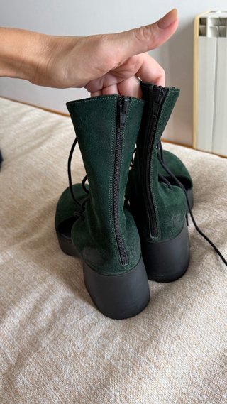 Sandalias Sintezía Verde/Negro