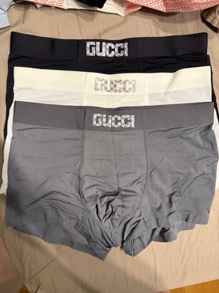 Set 3 calzoncillos seda Gucci