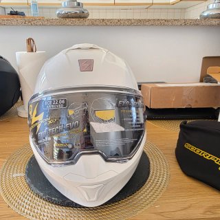 Casco moto modular scorpion