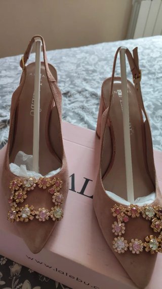 Zapatos Joya Lalebu Rosa Palo Un solo uso