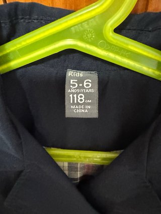 Gabardina Azul Marino para Niña