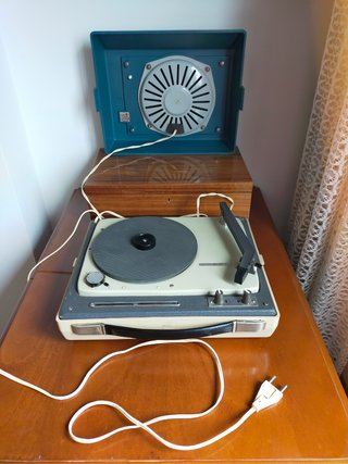 Tocadiscos Cosmo 600 Beige/Azul