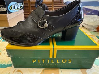 Zapatos Pitillos Negros Talla 41 nuevos Piel