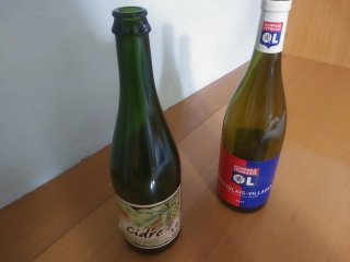 2 Bottiglie Francesi: Cidre e Beaujolais