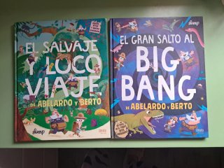2 libros de Abelardo y Berto