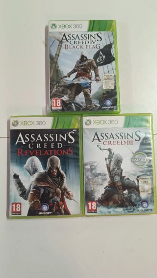 3 Giochi Assassin's Creed per Xbox 360