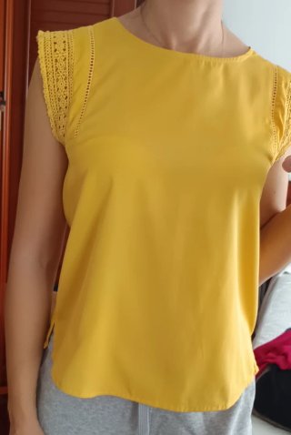 Blusa Sfera Amarilla Talla S