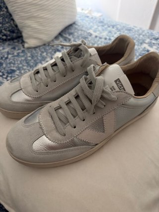 Zapatillas Victoria Plateadas