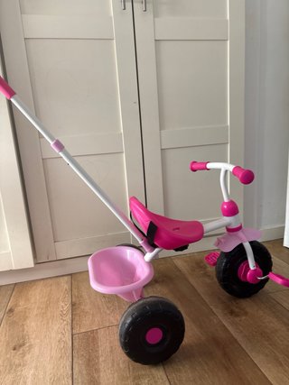 Triciclo Infantil Rosa y Blanco