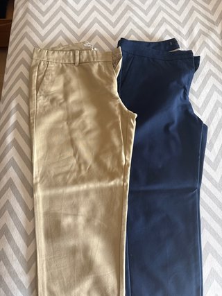 2 Pantalones chinos mujer