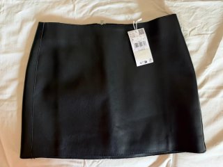 Minifalda Negra Zara Talla S