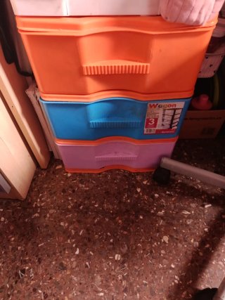Cajonera de Plástico con 3 Cajones