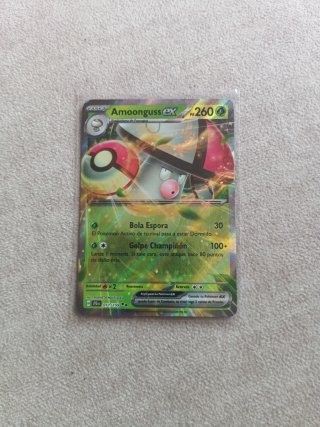 Carta Pokémon Amoonguss EX Español