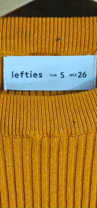 Jersey de punto naranja Lefties