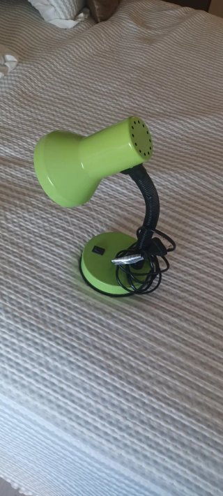 Flexo de escritorio verde