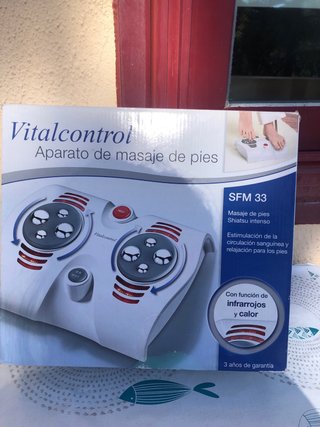 Aparato de Masaje Shiatsu para Pies Vitalcontrol
