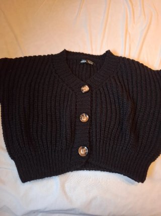 Cárdigan Negro SHEIN Talla S