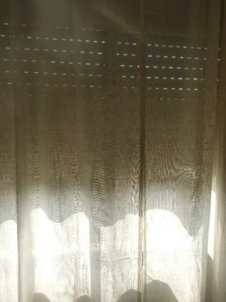 Cortinas Efecto Lino grueso 260x140 riel cinta