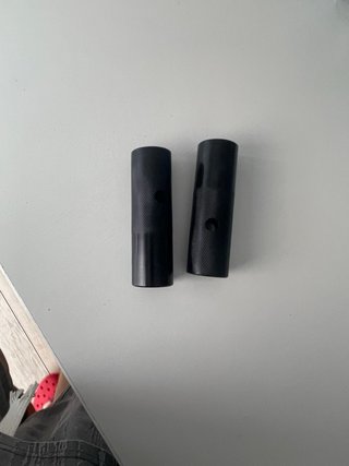 Set de 2 Estriberas BMX Negras