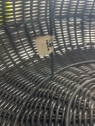 Puf Vintage IKEA Años 90 Negro