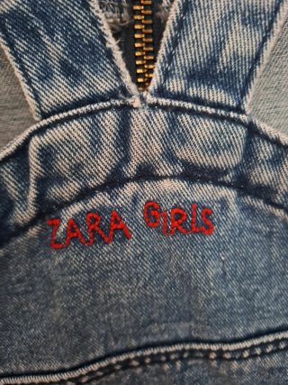 Vestido Vaquero Zara 7 años (122 cm)