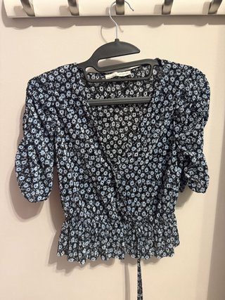 Blusa Top Pull&Bear Estampada Talla S