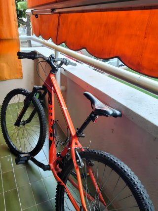 Bicicleta de Montaña Rockrider Naranja