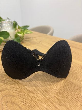 Sujetador Push-up Sfera Negro Talla 85B