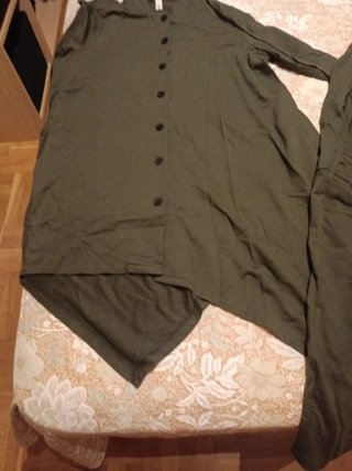 Traje pantalón mujer verde talla única