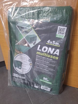 Lona Multiusos Impermeable 4x5m Verde