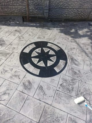 Suelo de hormigón impreso