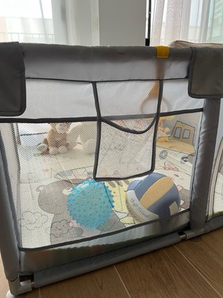 Parque Infantil Playpen Gris 120x120