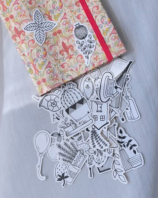 Conjunto de 100 Doodles Desenhados à Mão