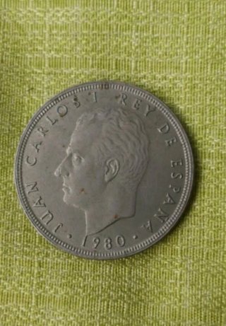 Moneda 100 pesetas Juan Carlos I 1980