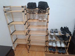 Zapatero modular de madera