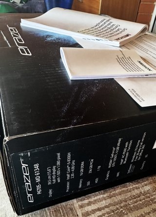 Portátil Medion Erazer P6705 i5-8300H 16GB RAM